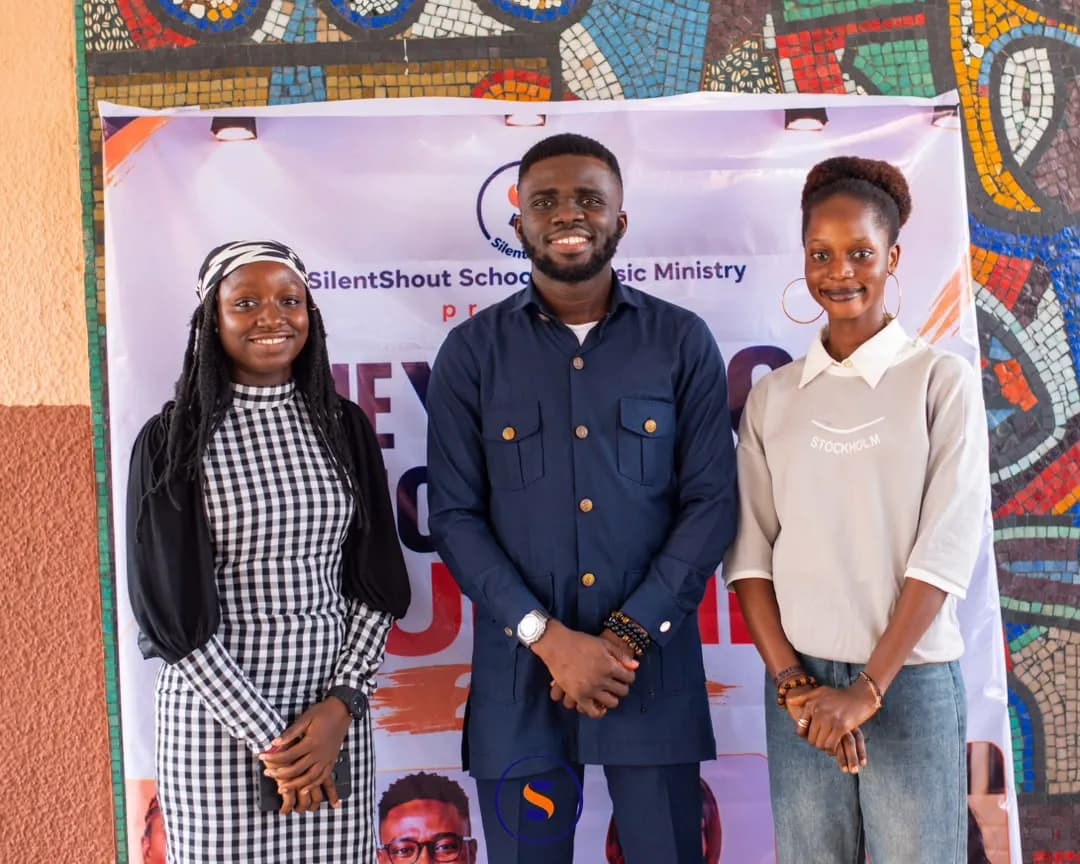 Delegates in front of the Young Ministers Programme banner