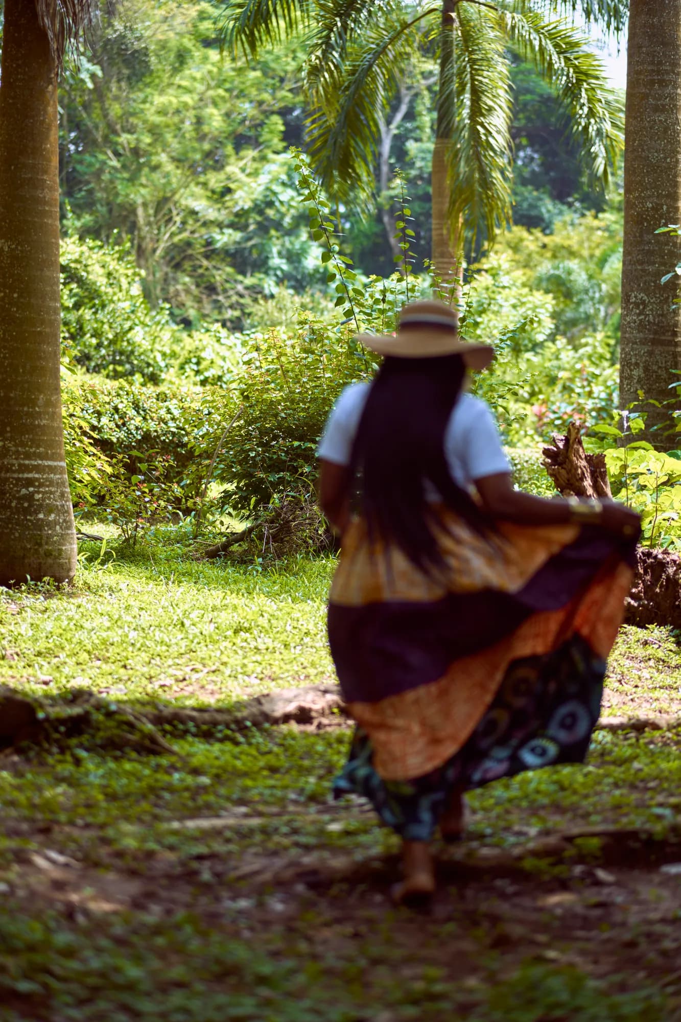 Ebahi among the trees